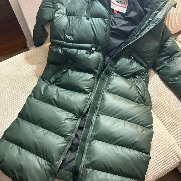 Women's Hunter Original long puffer coat - Picture 2 of 3